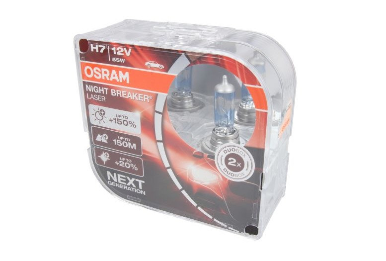 Галогенова лампа Osram H7 Night Breaker Laser 12v/55w, фото 1