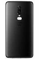 Задня кришка OnePlus 6 A6003, чорна, Midnight Black, оригінал (Китай) + скло камери