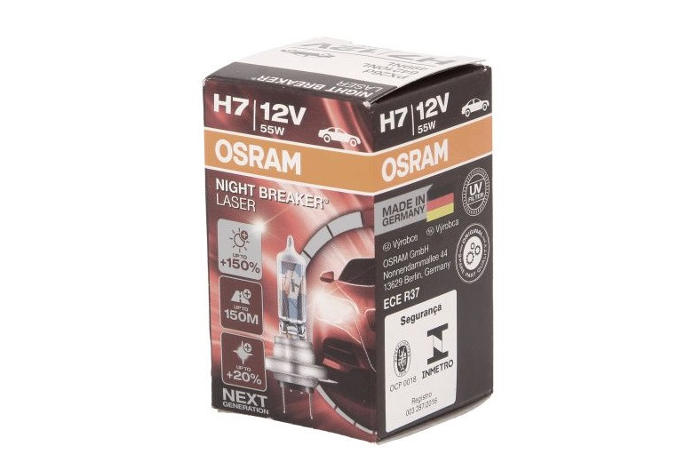 Галогенова лампа Osram H7 Night Breaker Laser 12v/55w, фото 1