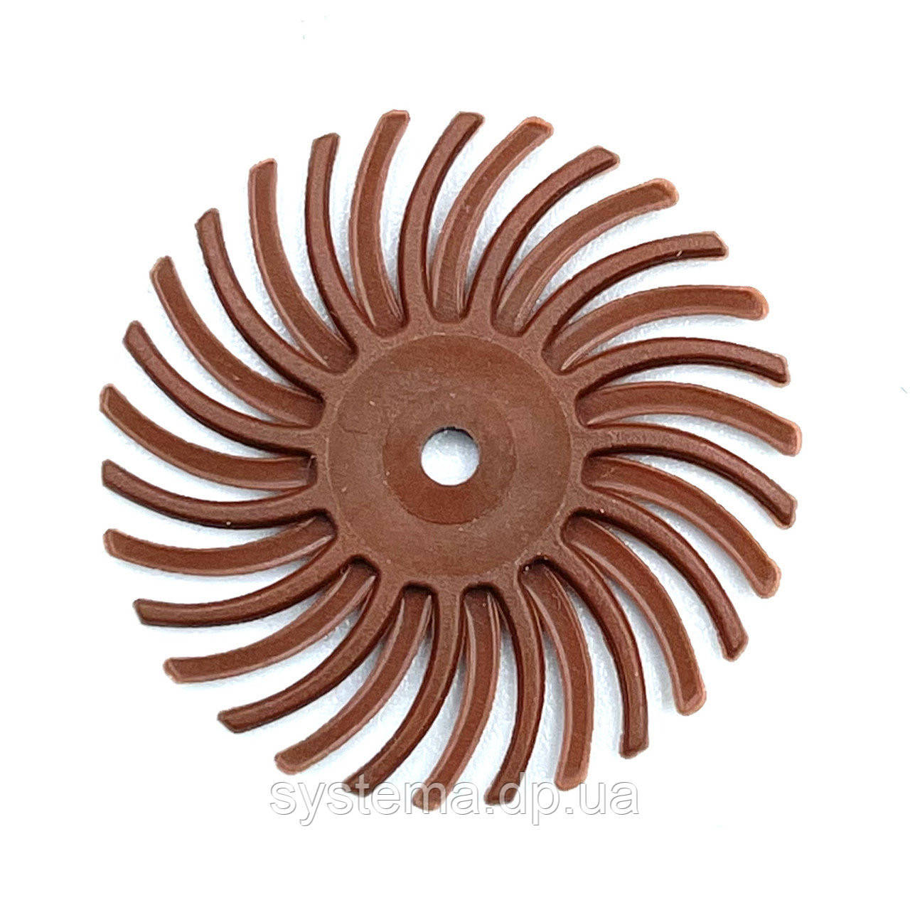 Радіальна абразивна щітка для Dremel ø25,4х3,0х1,5 мм, P320, коричнева