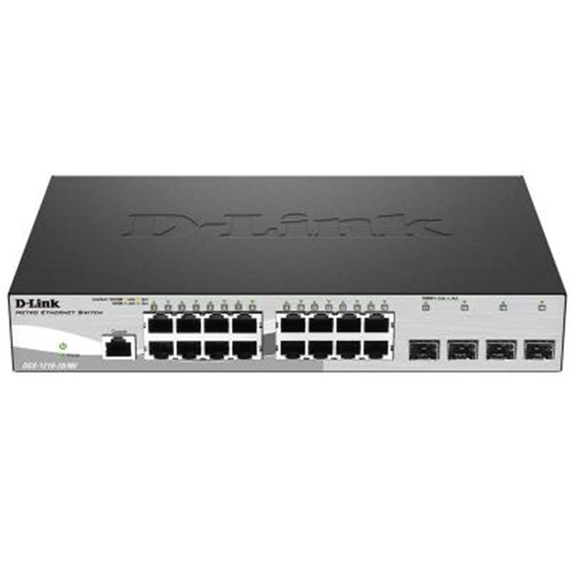 Комутатор D-Link DGS-1210-20/ME/A (16x1Gbit, 4xSFP, WebSmart)