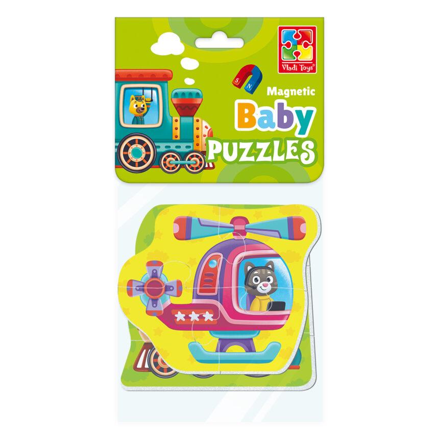 Магнітні беби пазли Vladi Toys Транспорт 2 шт. (VT3208-23)
