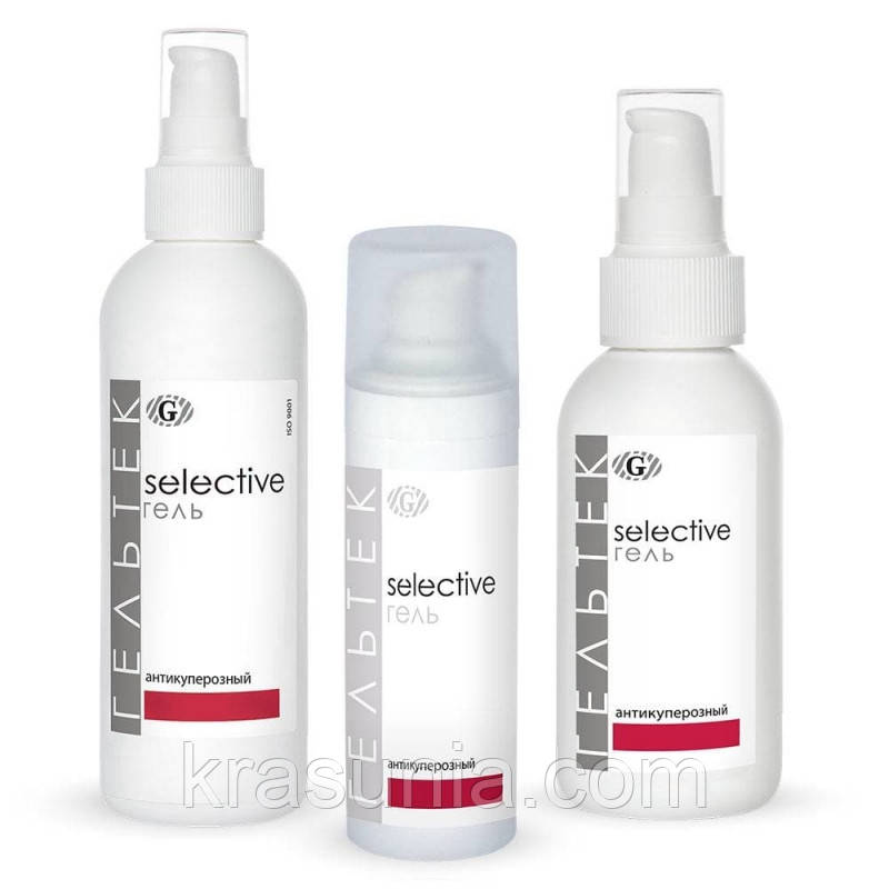 Антикуперозний гель для обличчя серії Selective, Гельтек