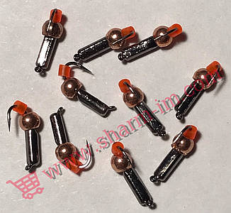 Блешня вольфрамова Bravo 2025-412 2,5 мм 0,37 гр. Ризький банан з вушком