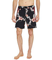 Шорты для плавания Vans Side Bar 18" Boardshorts Black/Lei'd To Rest - Оригинал