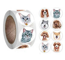 Дитяча наклейка. стікер на руку Тварини