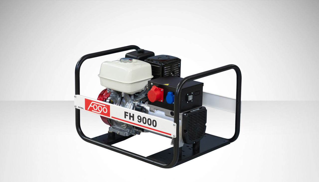 FOGO Генераторна установка FH9000 3ф-7,8кВА/1ф-5,6кВт, двиг.Honda, бак-6,2л, руч.старт