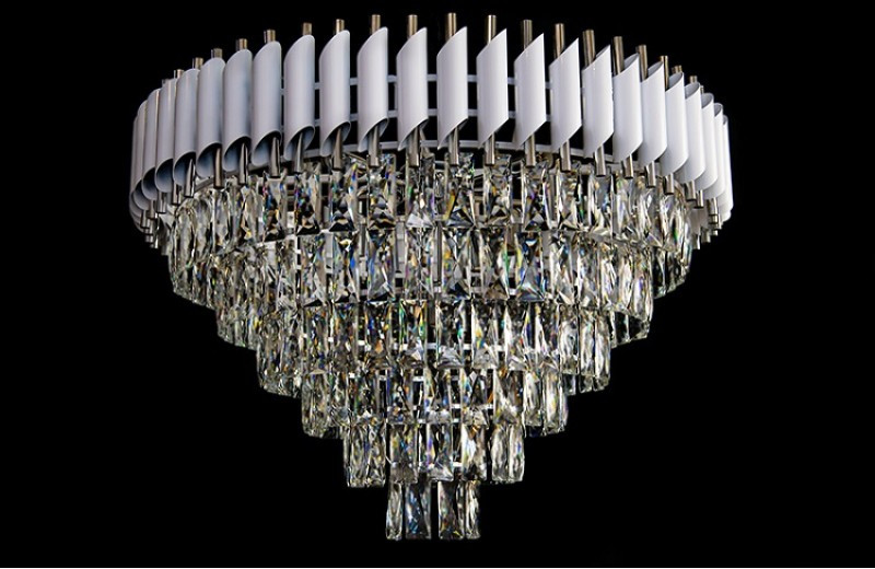 Сучасна кришталева люстра 18077/800R, фото 1