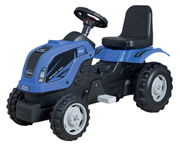 Трактор на педалях MMX MICROMAX (01-003) синій