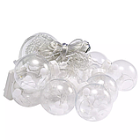 Світлодіодна гірлянда-бахрома на 108 Led світлодіодів "Чарівні кулі" 12 куль 4.5 м Білий, фото 5