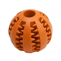 Игрушка мяч для собак Pipitao 026631 Orange D:7,0см жевательный резиновый