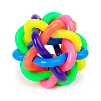 Игрушка Мяч резиновый плетенный для Собак Pipitao 061111 D:9,0 см Multi Color