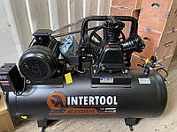 Компресор 200 л, 7,5 кВт, 380 В, 10 атм, 1050 л/хв. 3 циліндра INTERTOOL PT-0040