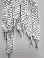 Шнурки плоский чехол поліестер 15мм білий 1,25м