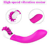 Подвійний ротаційний вібратор "Tongue Turbo", фото 2