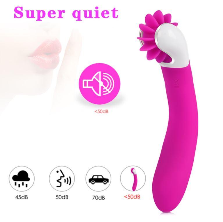 Подвійний ротаційний вібратор "Tongue Turbo", фото 1