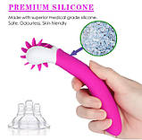 Подвійний ротаційний вібратор "Tongue Turbo", фото 6