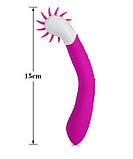 Подвійний ротаційний вібратор "Tongue Turbo", фото 8