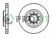 Диск тормозной Ауди A3, Q3, TT- Сеат Леон, Толедо, Alhambra, Алтеа- Шкода Octavia, PROFIT