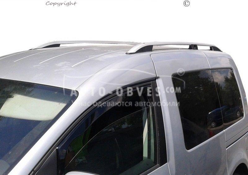 Рейлинги Volkswagen Caddy 2010-2015 L1/L2 - база: короткая, цвет: алюминий - фото 2 - id-p22672110