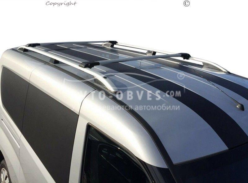 Рейлинги Fiat Doblo 2010-2014 L1/L2 - база: короткая, цвет: алюминий - фото 2 - id-p5937560