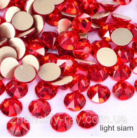 Камені Swarovski SS3 (1.3 мм) Light Siam 100 шт., фото 1
