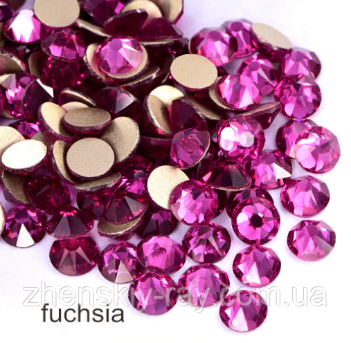 Камені Swarovski SS3 (1,3 мм) Fuchsia 100 шт.