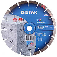 Круг алмазний Distar Classic H12 232 мм сегментний відрізний диск з армованому бетону на КШМ