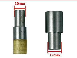 Матриця для встановлення двосторонніх хольнитенов 7 мм без різьби ( прес-форма насадка )