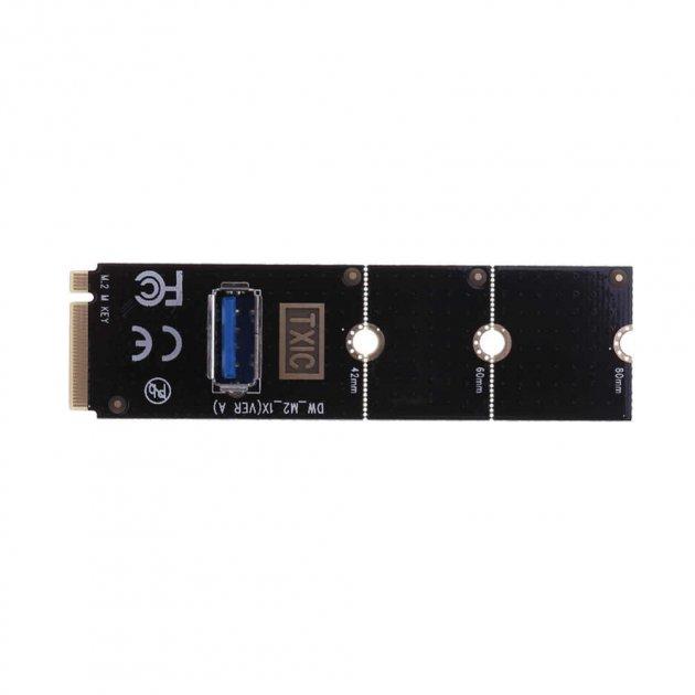 Райзер переходник M2 to USB 3.0 под райзер M-2 to PCI-E 4x Riser - фото 5 - id-p1522789846