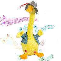 Інтерактивна М'яка Іграшка Повторюшка Музична " Качка Dancing Duck