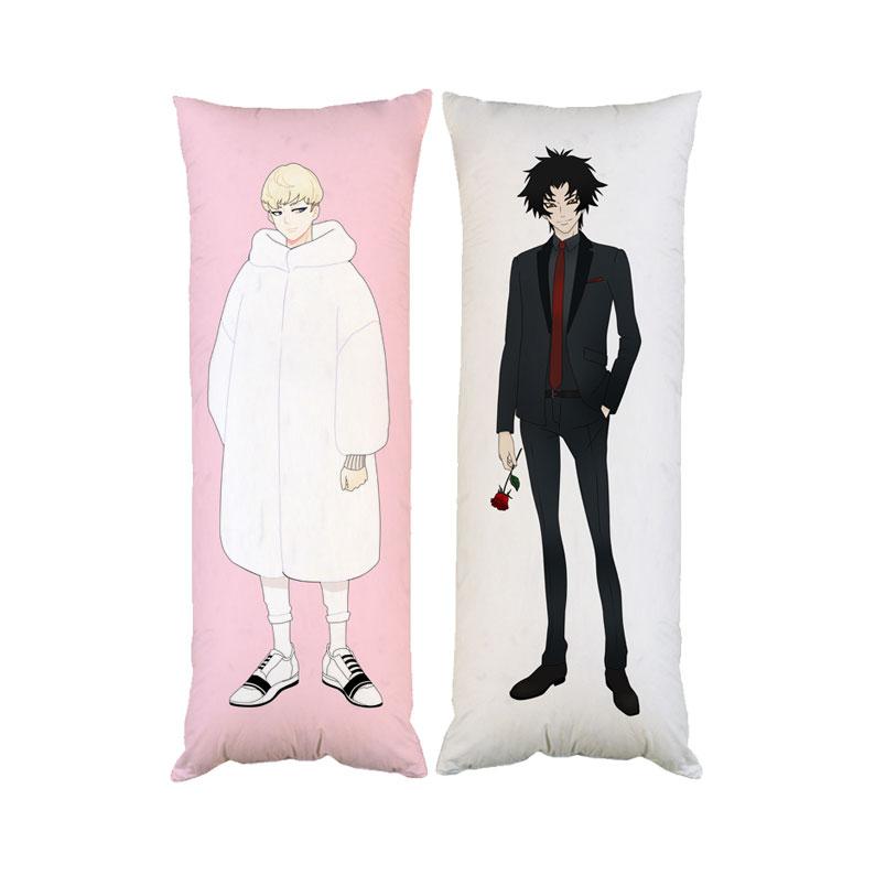 Подушка дакімакура Ре і Акіра девілмен Devilman Crybaby декоративна ростова подушка для обіймання