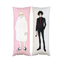 Подушка дакімакура Ре і Акіра девілмен Devilman Crybaby декоративна ростова подушка для обіймання