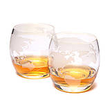 Набір для віскі Подорожі Світом графін 850 мл та 2 склянки 300 мл, фото 8