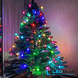 Гірлянда світлодіодна нитка із кульок  RGB 10м 100LED Каучук, фото 4