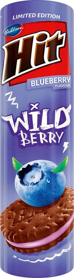 Печенье сэндвич Hit Wild Berry с черникой Bahlsen Польша - фото 1 - id-p301763159