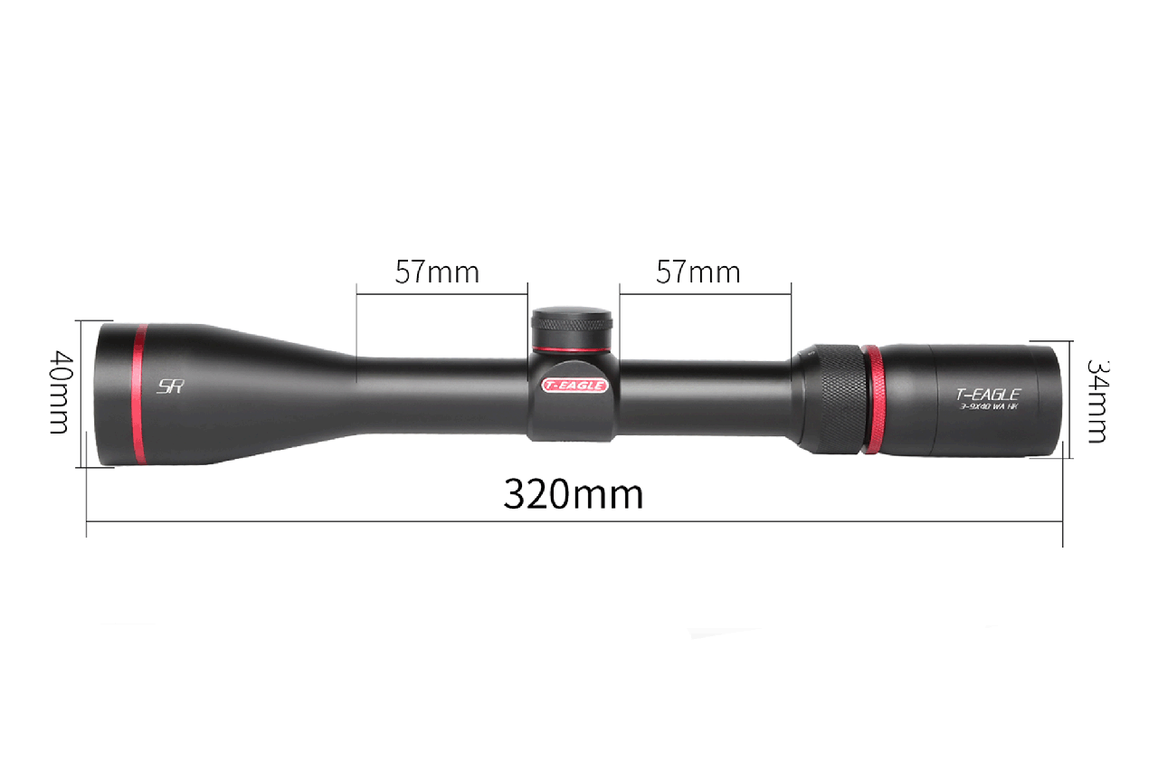 Приціл оптичний T-eagle SR 3-9X40IR