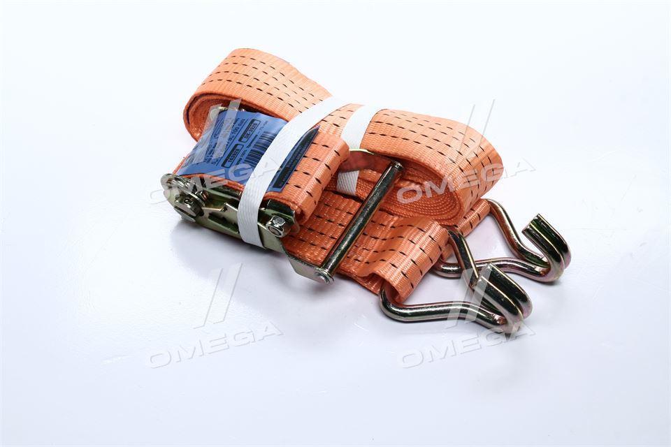 Стяжка вантажу, 2t 50mm.x6m.(0.5+5.5) метал ручка