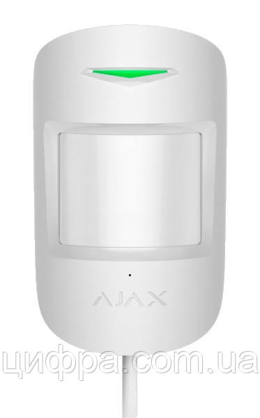 Датчик руху Ajax MotionProtect Fibra white