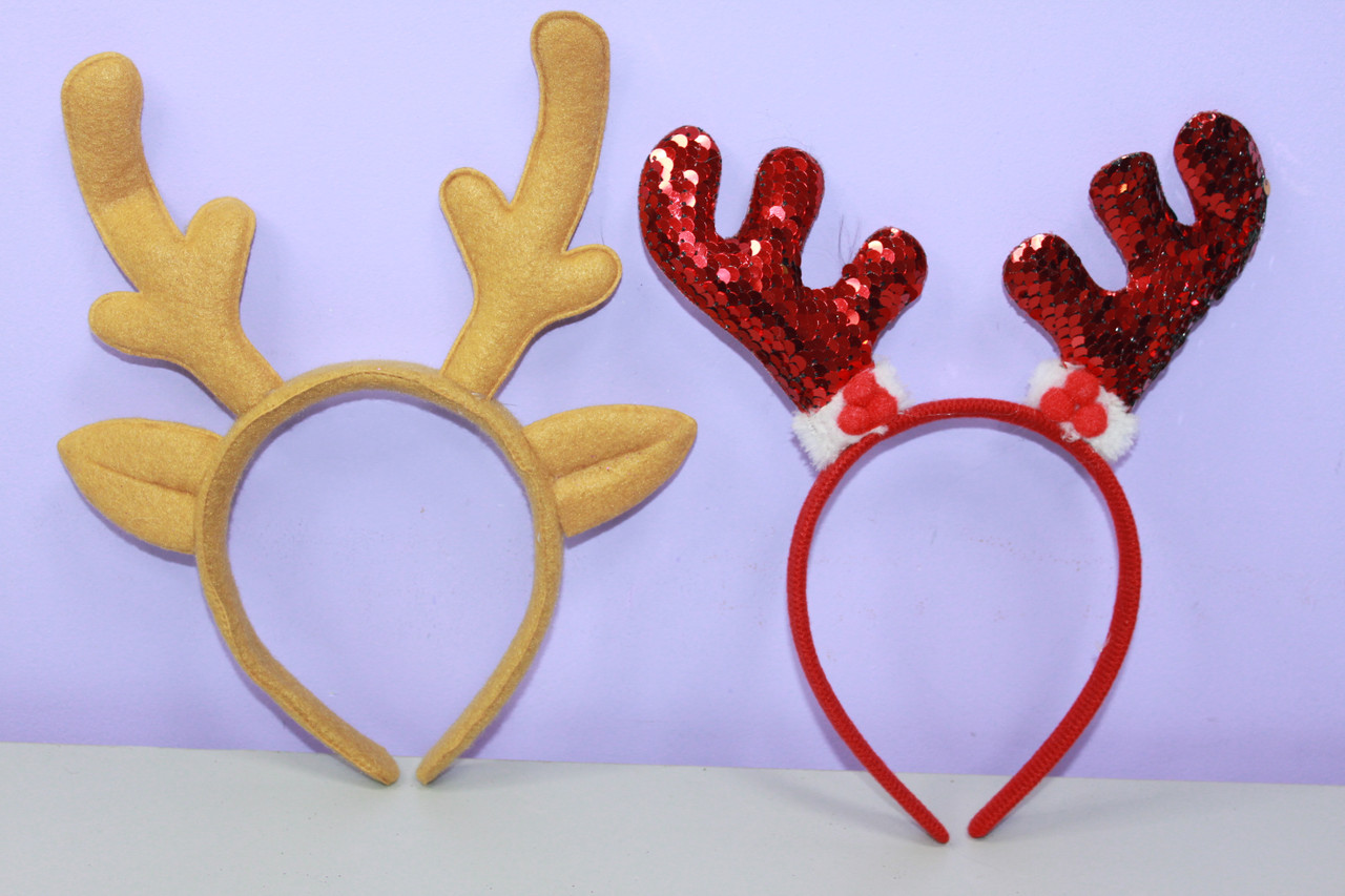 Дитячий карнавальний обруч вушка рожки олень, фото 1