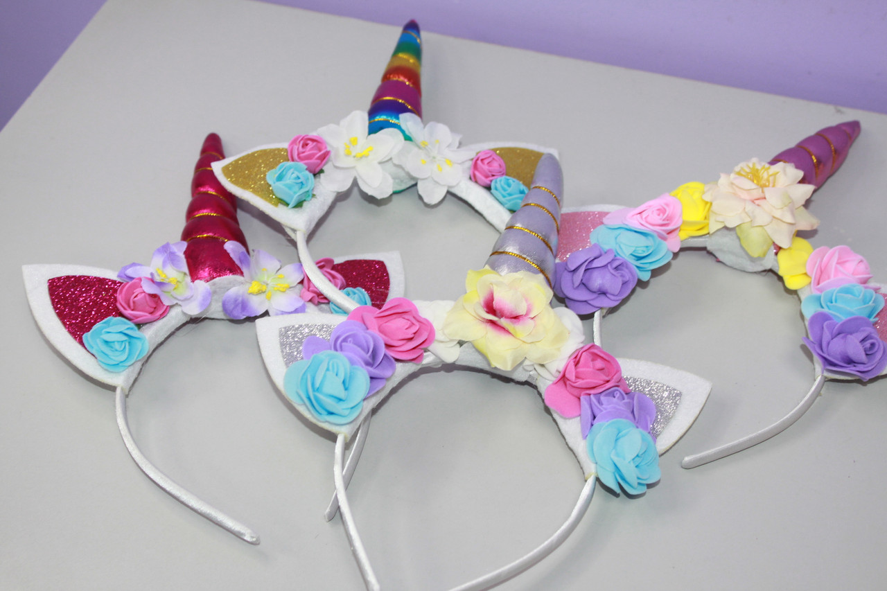 Дитячий карнавальний обруч одноріжка, фото 1