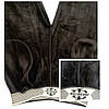 Чорні розкльошені штани-легінси підвельвет на велюровому ущільнювачі зимові на гумці., фото 8