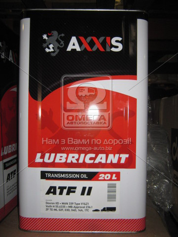 Масло трансмисс.(червоне) AXXIS ATF 2 (Каністра 20л)