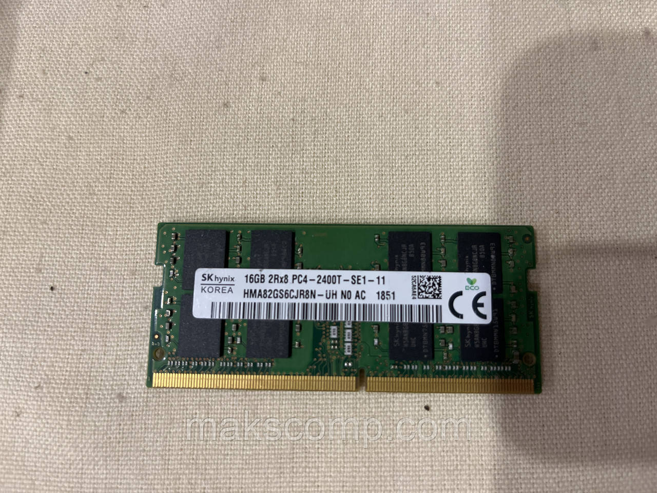 Пам'ять Hynix 16Gb PC4-2400T(HMA82GS6CJR8N) So-Dimm(б/у)