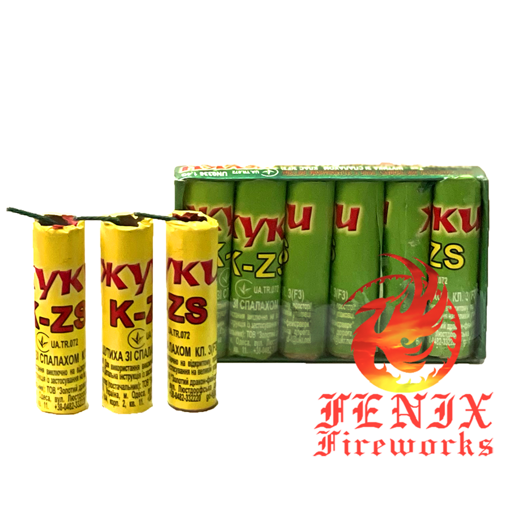 ПЕТАРДЫ "ЖУКИ" (ЖУК) 6 ПЕТАРД В ПАЧКЕ K-ZS