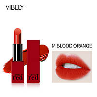 Матовая помада для губ Vibely Red Lipstick #M , 3,8г