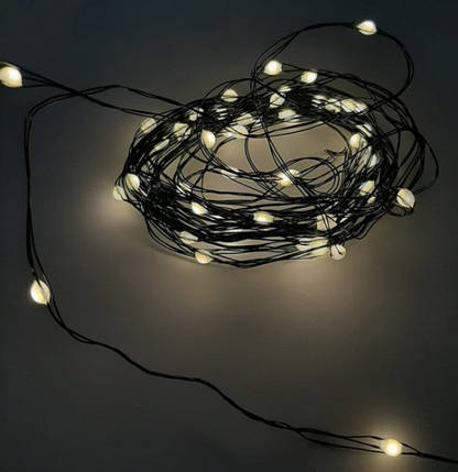 Гірлянда "Струна" зелена, "Luca Lighting", 18 м, колір теплий білий, фото 3