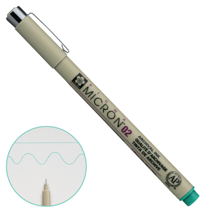 Лінер зелений Sakura PIGMA Micron 0,3 мм XSDK02#29, 318397