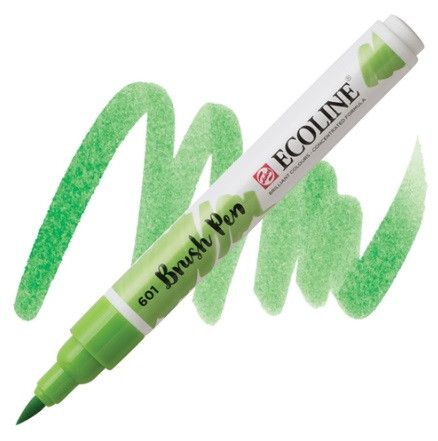 Маркер-пензель акварельний Royal Talens Ecoline Brushpen зелена світла (601), 11506010
