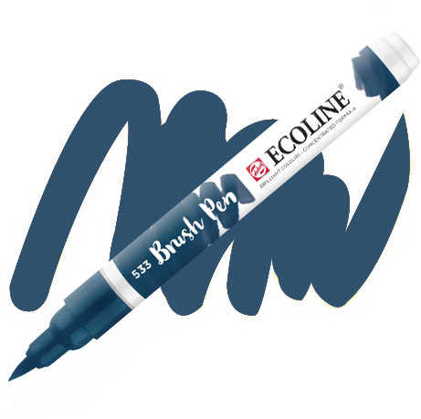 Маркер-пензель акварельний Royal Talens Ecoline Brushpen індиго (533), 11505330
